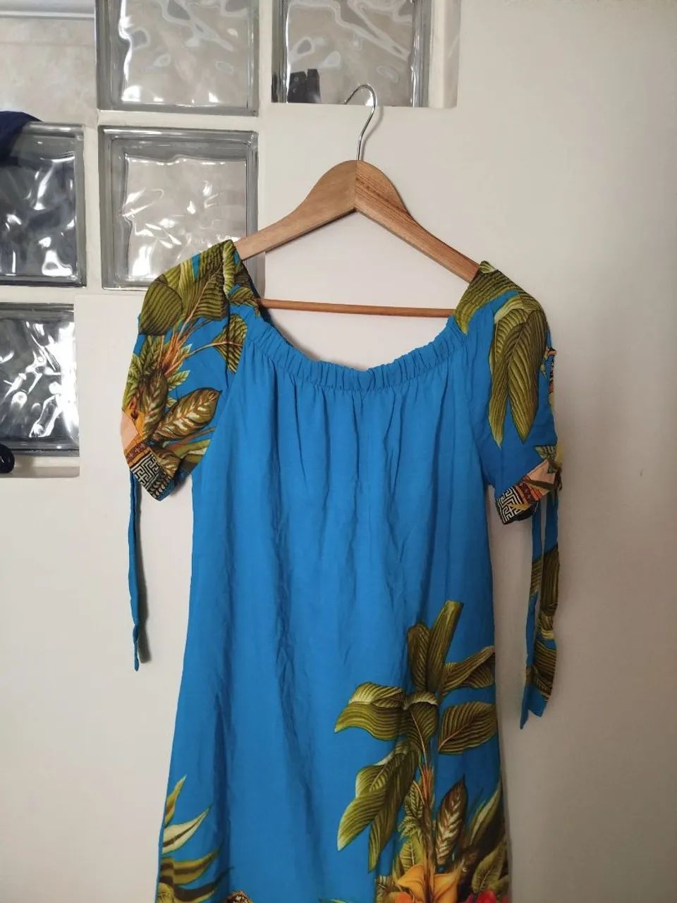 Vestido em viscose com estampa  - Foto 3