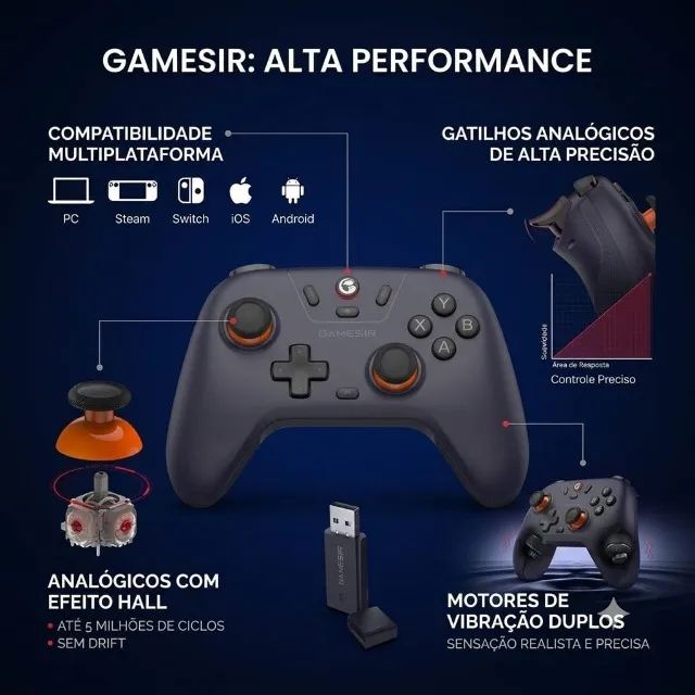GameSir Nova Lite Midnight Blue - NOVO, Apenas Testado - Foto 3