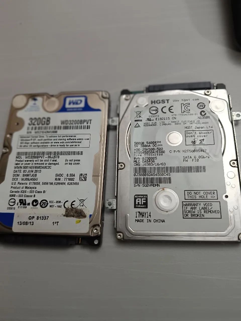 HD's 2 unidades 820 gb