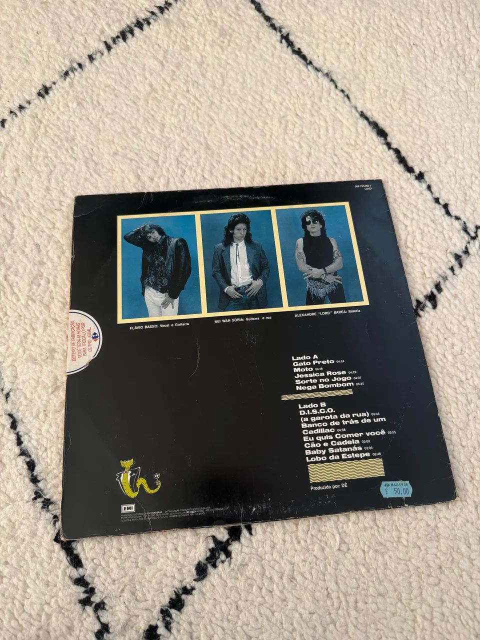 Lp Os Cascavelletes - Rock?a?ula (1989) - Foto 2