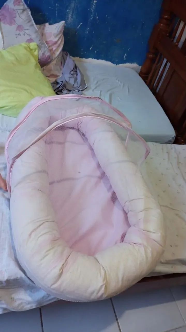 Ninho redutor para bebê + mini colchão - Foto 2