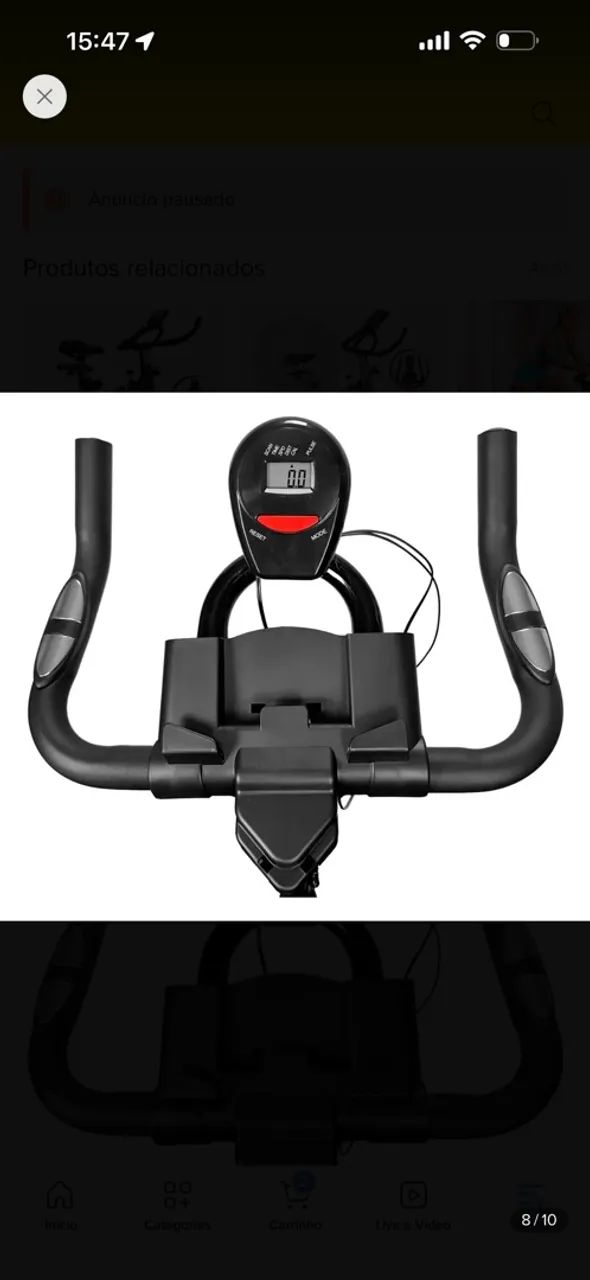 Bicicleta Spinning  - Pouquíssimo uso - Foto 5