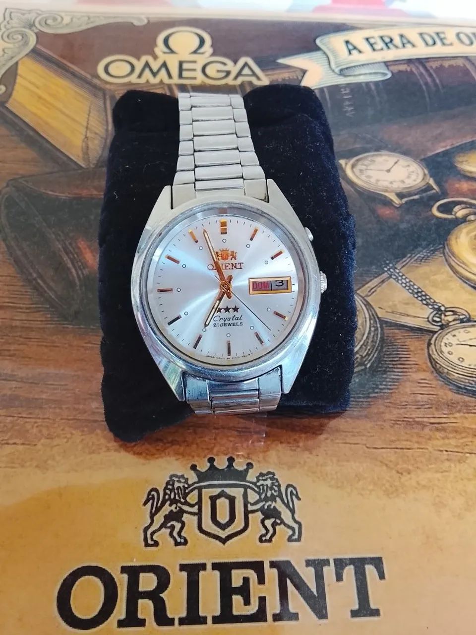 Orient automático 3 estrelas Crystal 