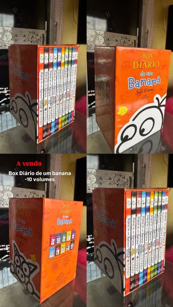 A Diary of a Wimpy Kid Box Set with 10 Volumes