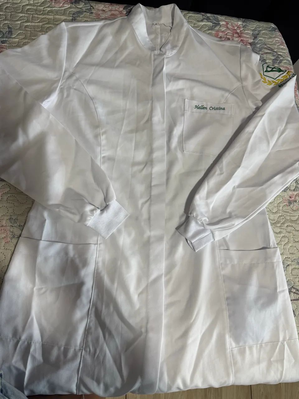 Jaleco feminino branco - Foto 4