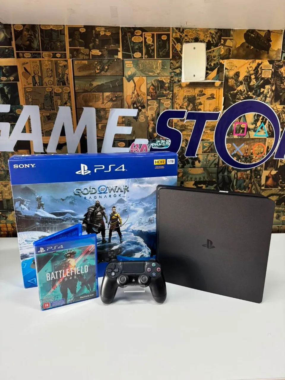 PS4 Semi Novo Barato - Completo - Com Garantia!