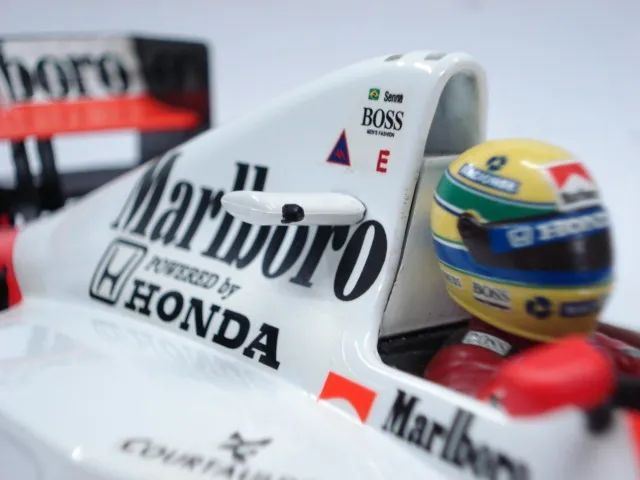 Minichamps mp4/23 Hamilton Brasil + Mp4/5b Senna FAENZ - Foto 3