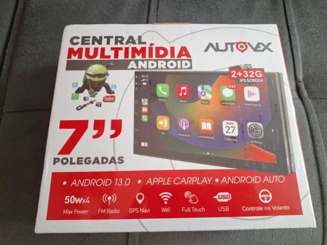 Multimidia com CarPlay Android Auto e Câmera de Ré - Foto 3