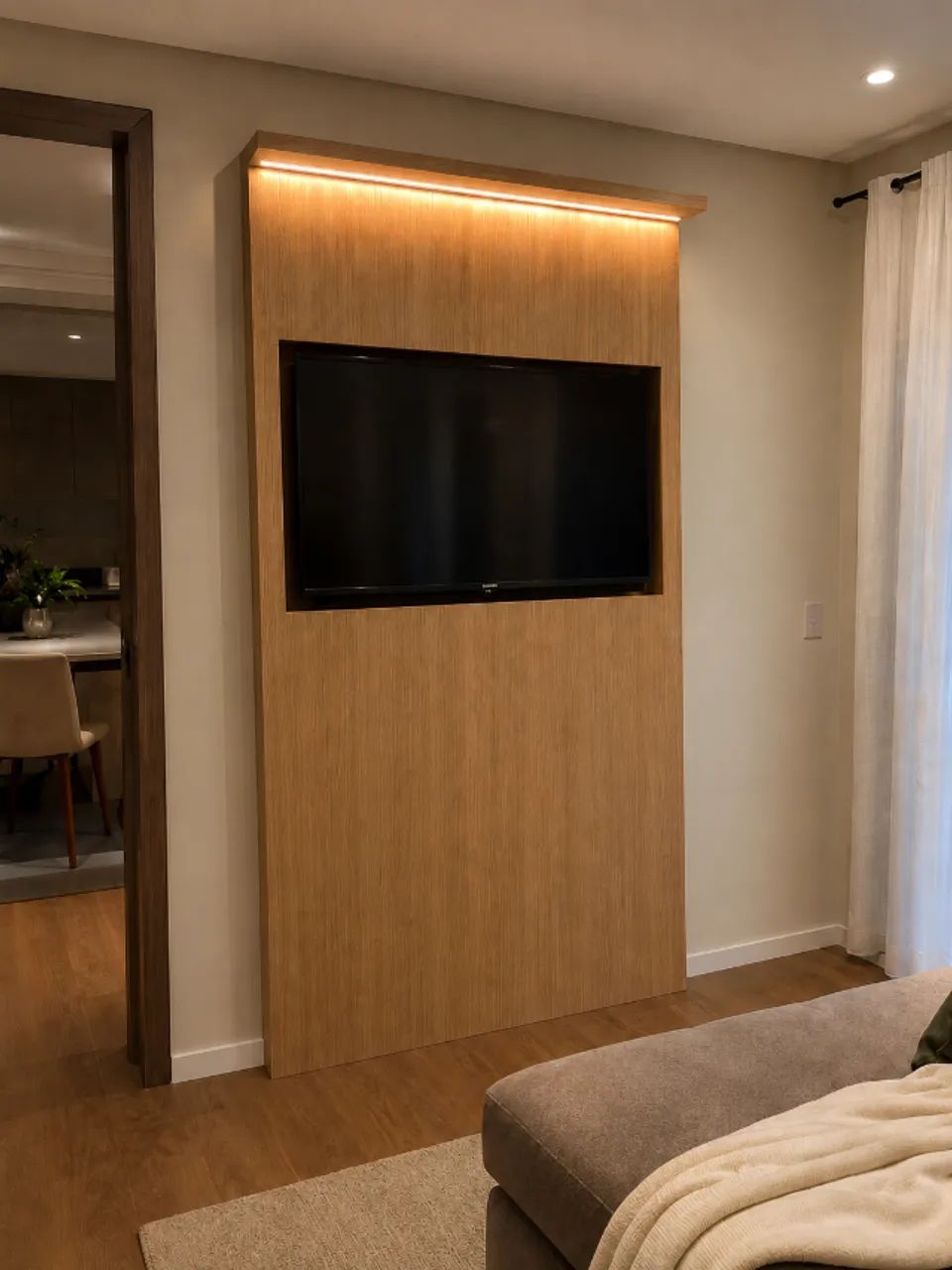 Painel tv com led