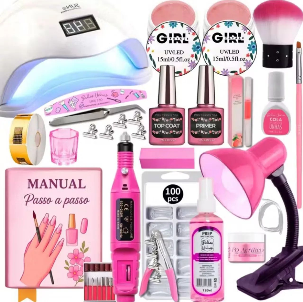 Kit nail design + produtos