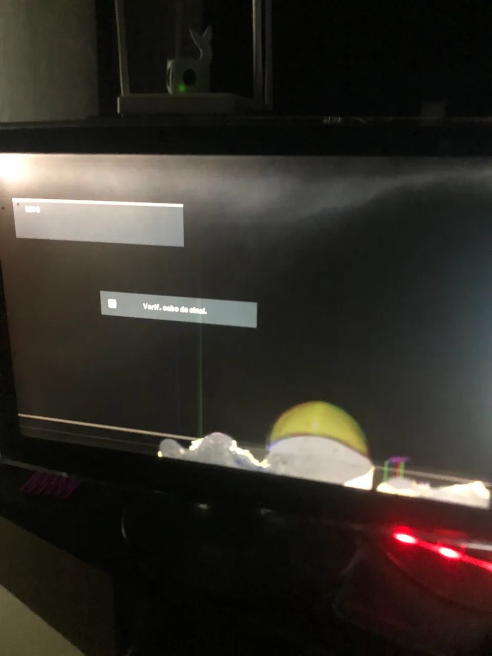 Vendo TV Monitor 24 polegadas Usado (Danificado a tela) - Foto 3