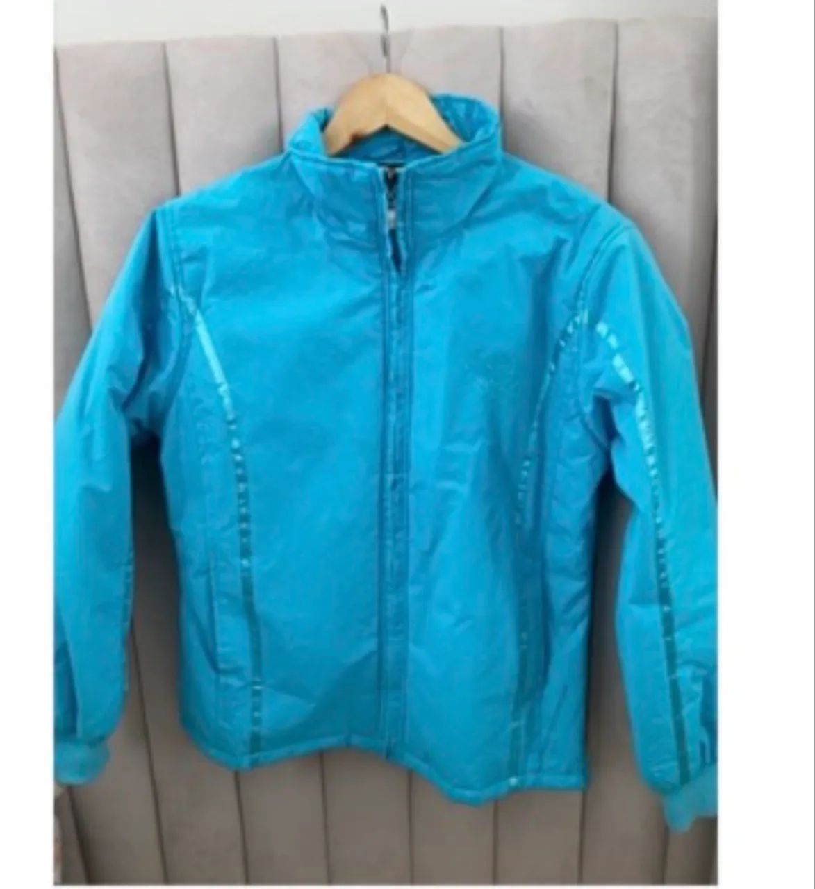 Casaco inverno nylon azul  - Foto 3