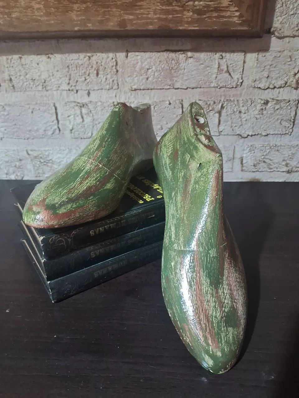 ANTIGUIDADE PARA DECORAÇÃO INDUSTRIAL, RÚSTICA FORMA/MOLDE DE SAPATEIRO 