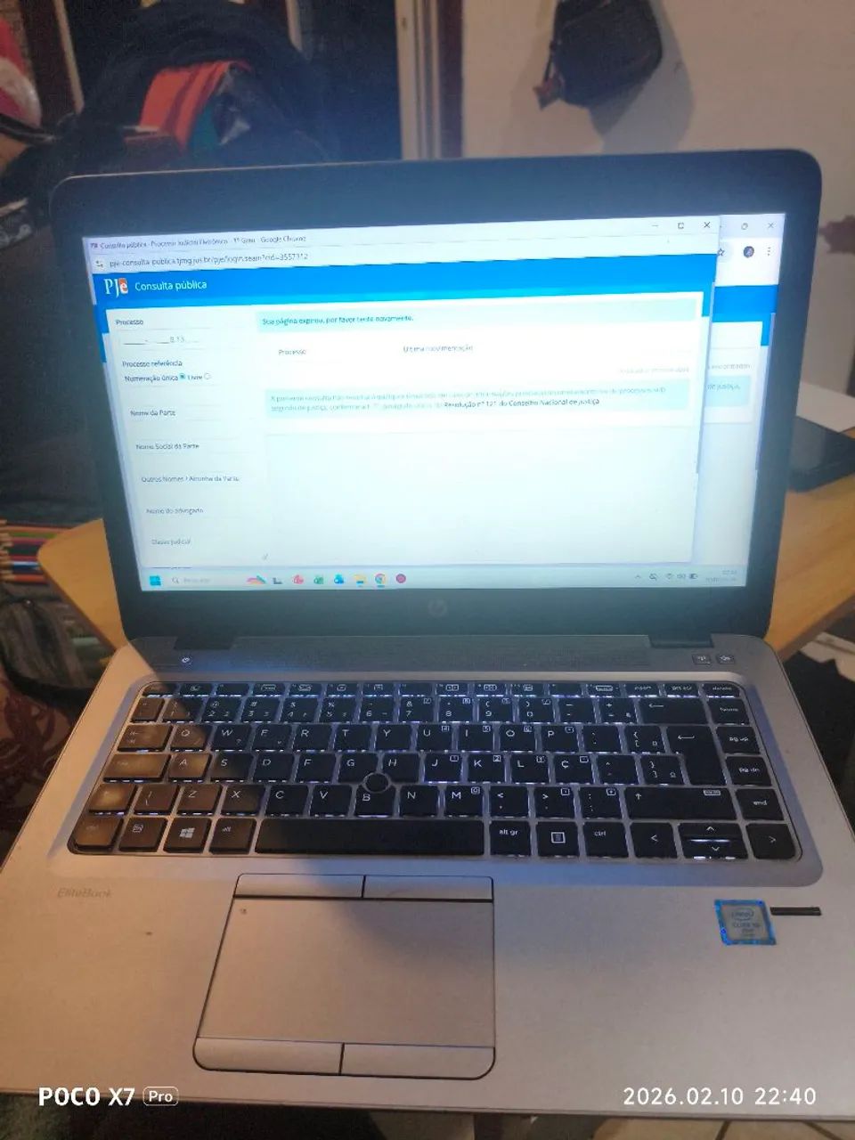 Notebook HP i5 6° Ger 512g SSD M2 8 Ram