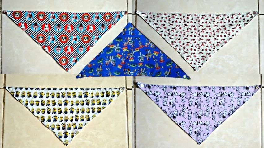 Bandanas para cães x25