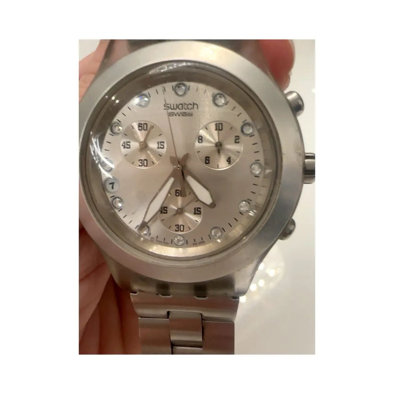 Relógio Swatch Irony Diaphane Chronograph - Original - Funcionando - Foto 4