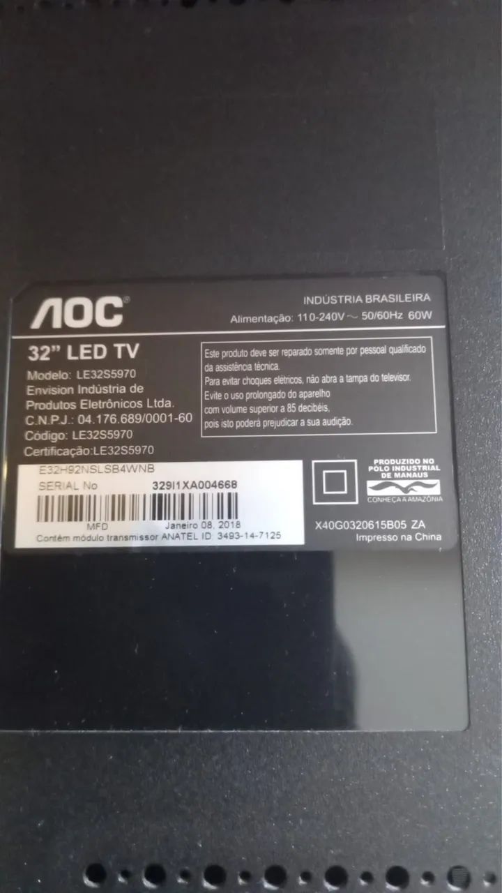 Smart tv AOC 32 polegadas tela Led  - Foto 5