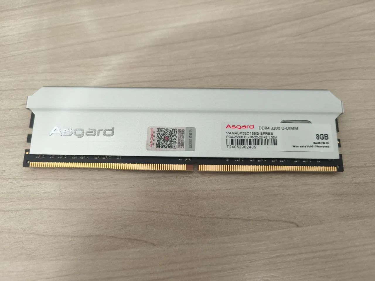 Memória ram DDR4 8GB Asgard 3200mhz - Foto 2
