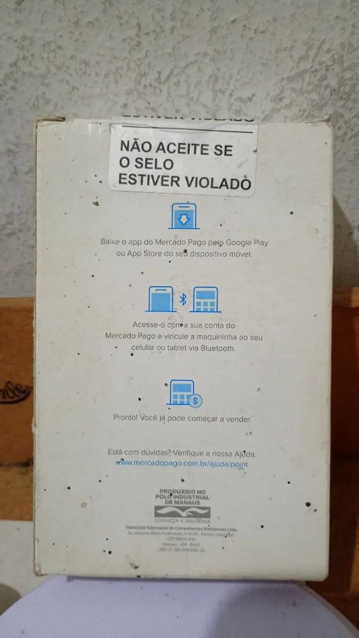 Maquininha de cartão  nova - Foto 3