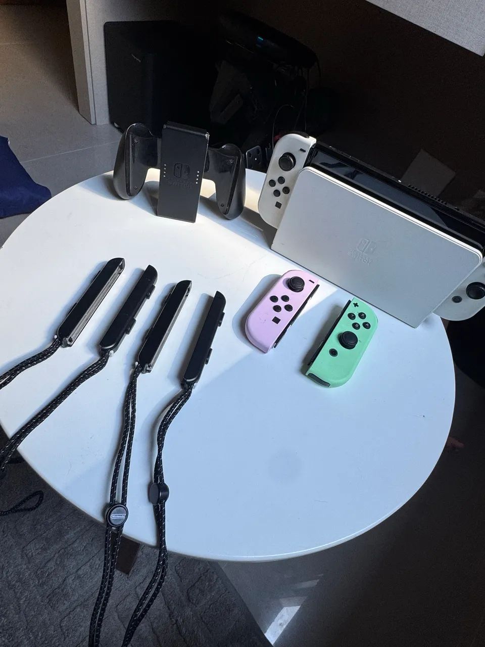 Nintendo Switch Oled Branco  - Foto 4