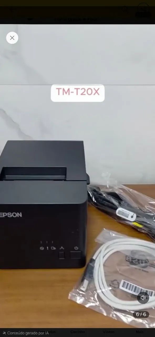 Impressora não fiscal Epson  - Foto 4