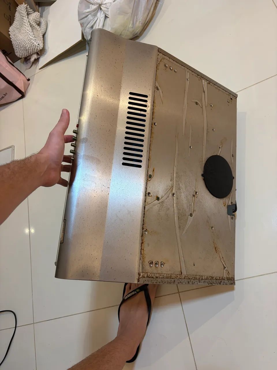 Coifa Electrolux com Vidro usada