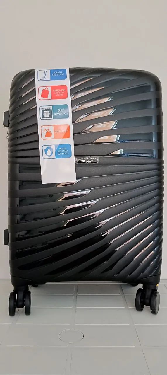 Mala de Viagem 23kg Media Preta - Bolsas, malas e mochilas - Boa