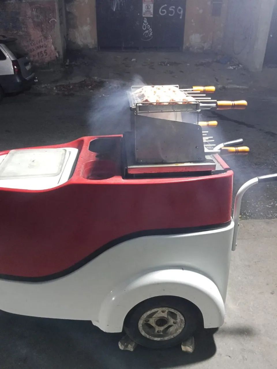 VENDI - SE CARRiNHO DE CHURRASCO  - Foto 4