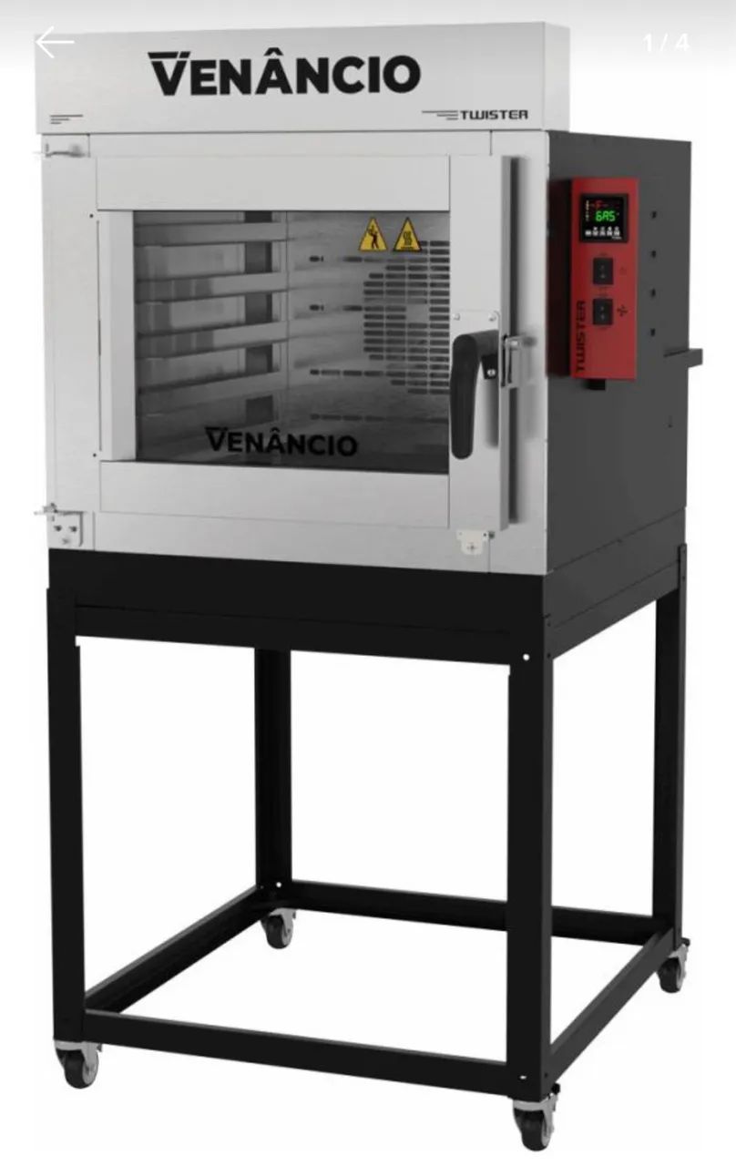 MB Forno turbo Twister 5 esteiras a gás - Venâncio 
