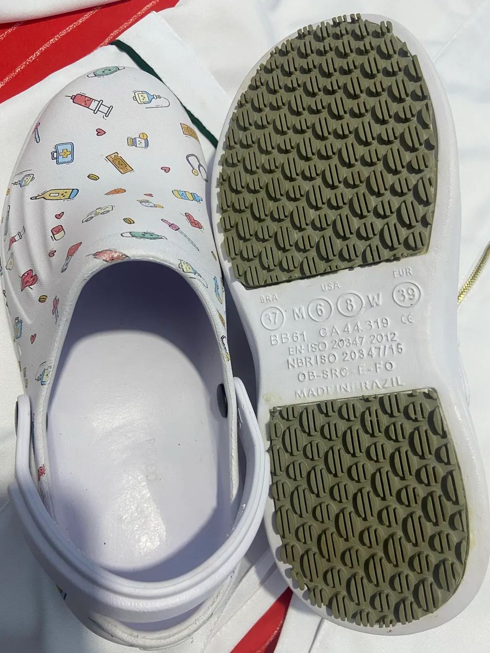 Crocs de enfermagem 