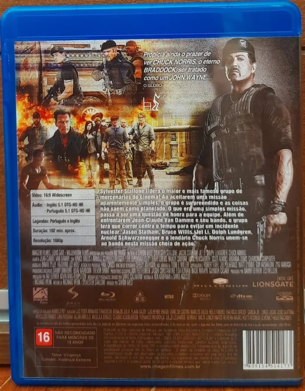 Blu-ray Os Mercenários 2 - com Chuck Norris - Foto 2