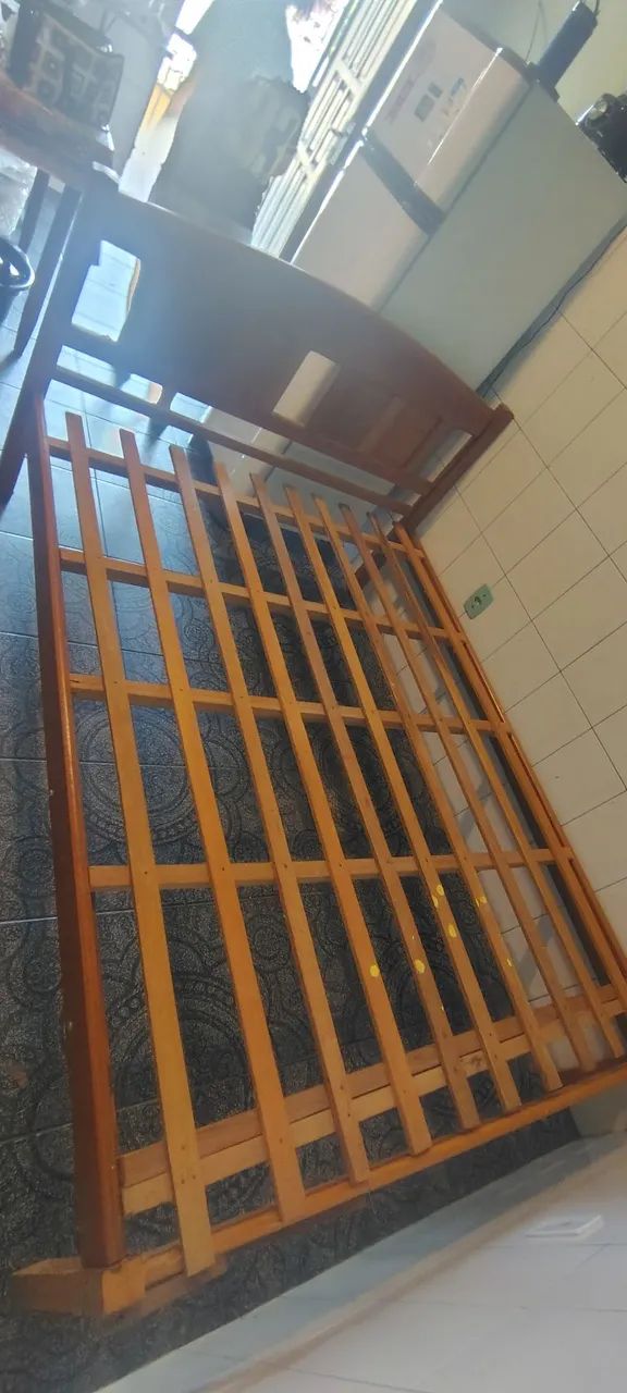 Cama de Madeira Casal (Faço Entrega) - Foto 5