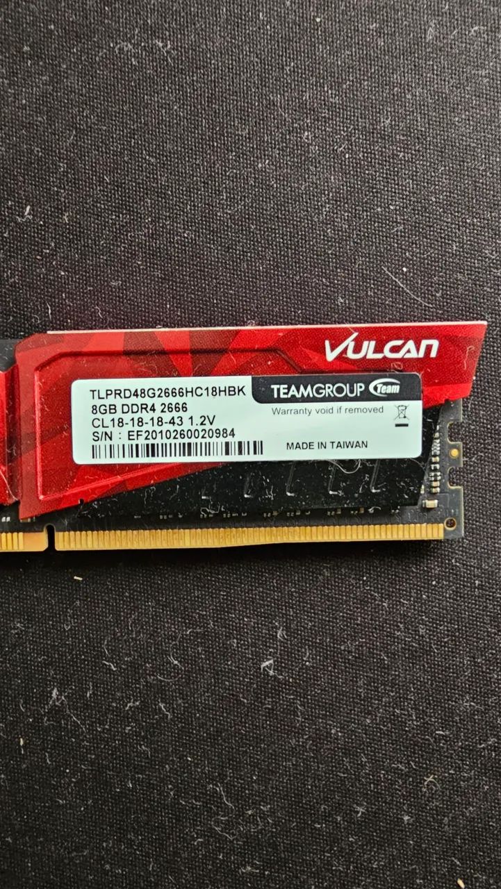 Memória RAM TeamGroup T-Force Vulcan 8GB - Foto 3