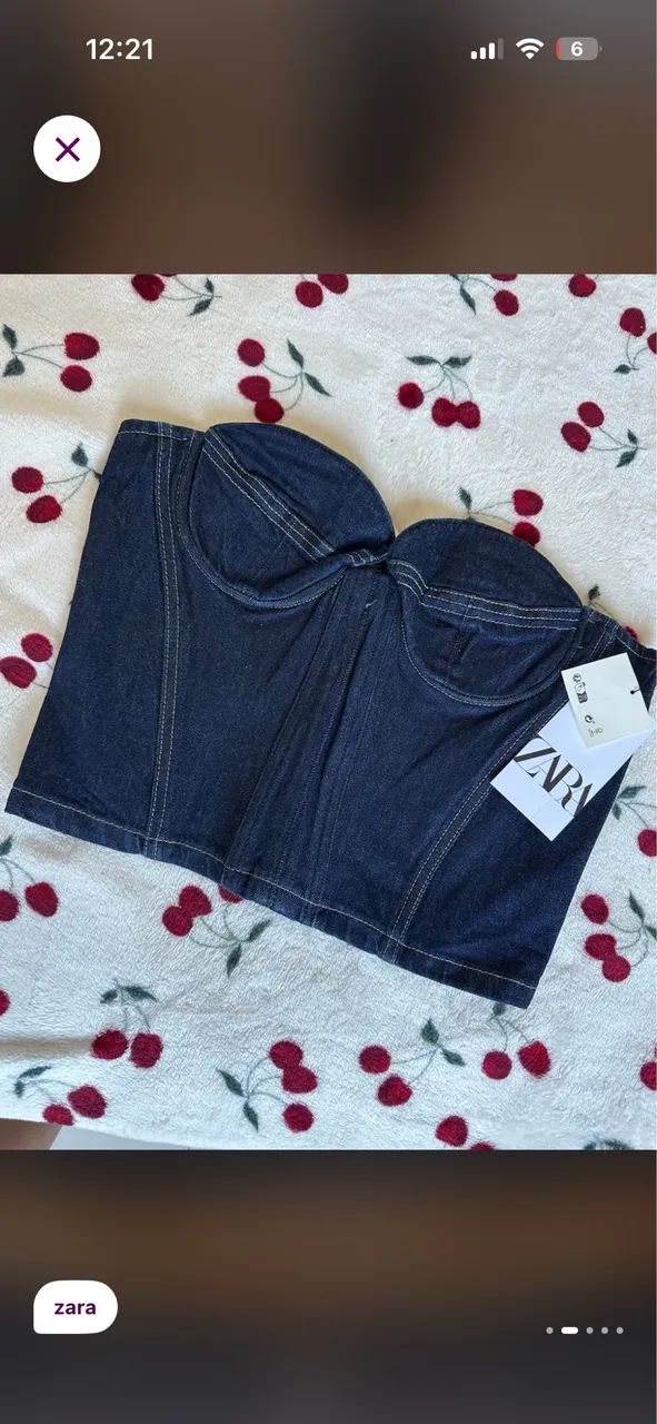 Corset Zara jeans TAM G nova 