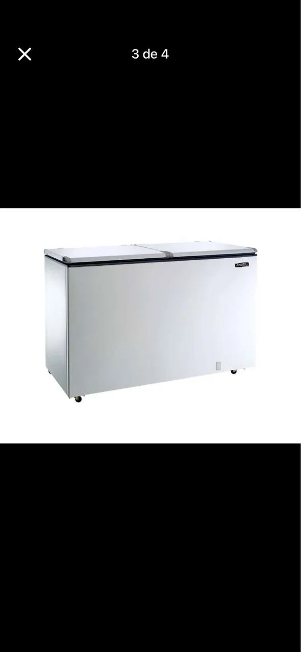 Vendo freezer esmaltes 2 portas 437 litros novo ainda embalado 
