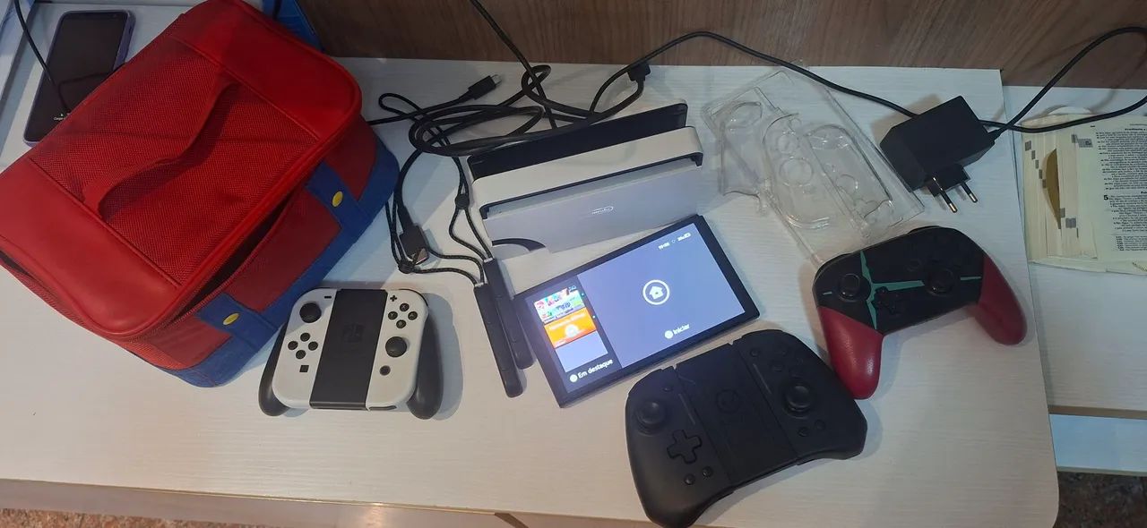 Vendo nintendo switch oled desbloqueado - Foto 2