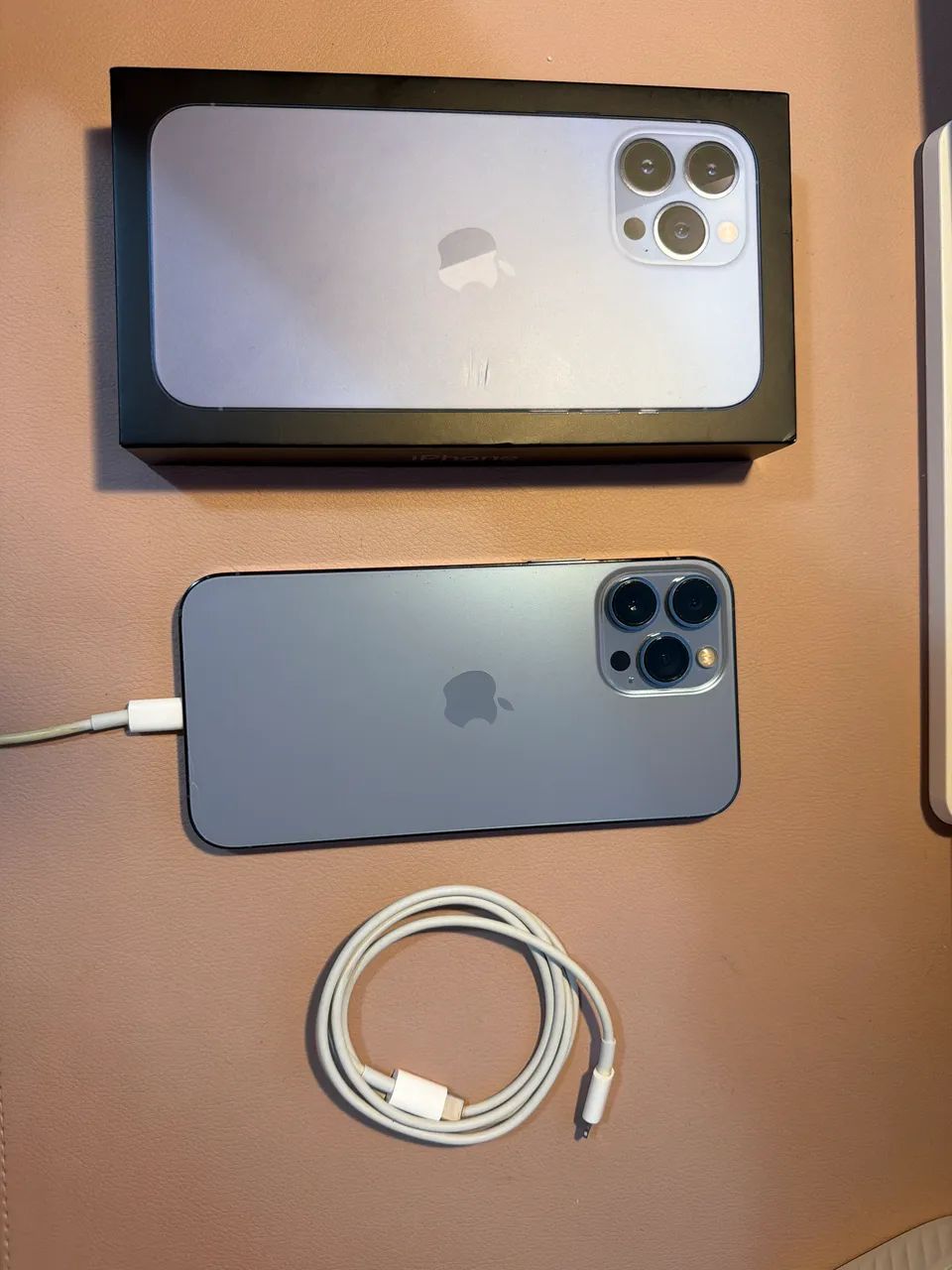 Iphone 13 pro max 256gb azul em bom estado - Foto 5