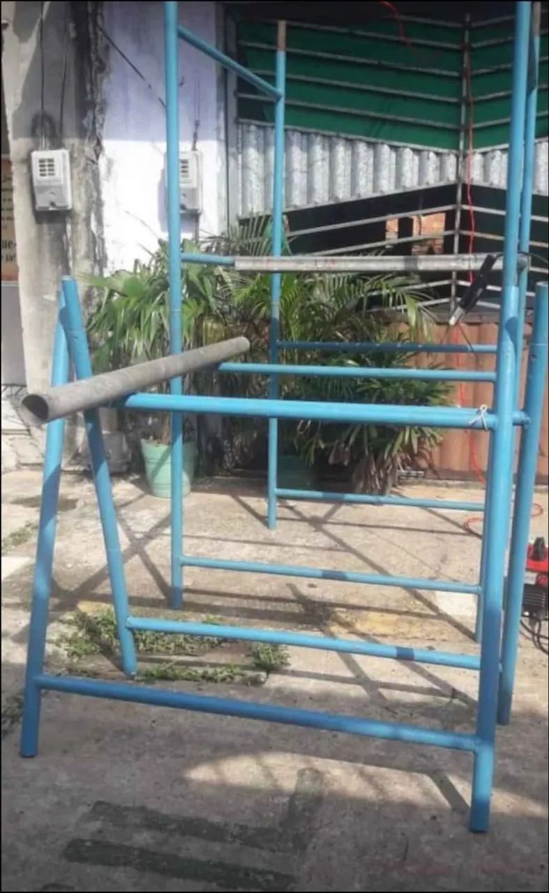 Andaimes e escória de lajes  - Foto 4