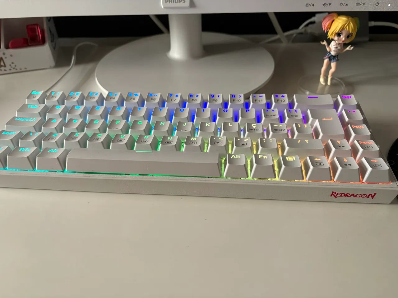 Teclado mecânico redragon castor - Foto 4