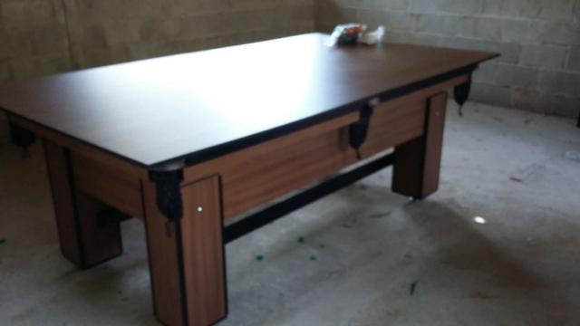Mesa de Sinuca e Bilhar | Mesa Imbuia | Tecido Verde | Modelo: FMYB1775 - Foto 2