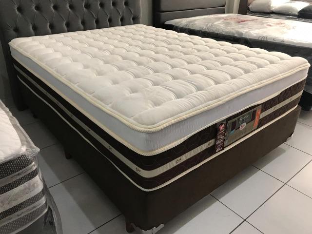 Cama Box Casal Castor Silver Star em Molas Ensacadas - Top de Linha! - Foto 5