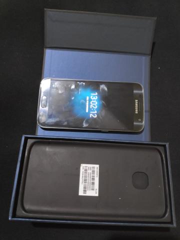 Smartphone Samsung Galaxy s7 flat tela amoled impressão digital