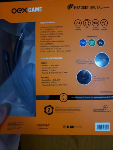 Headset 7.1 ou troco - Foto 3