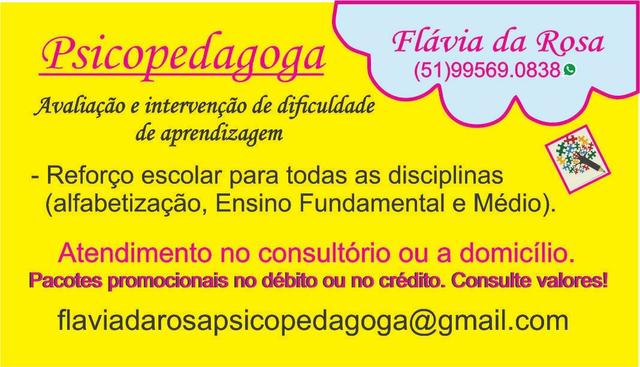 Atendimentos Psicopedagógicos e Reforço Escolar Especializado