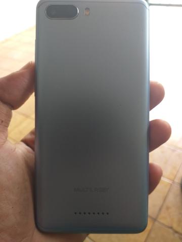 Celular MULTILASER na caixa pouco tempo de uso - Foto 3