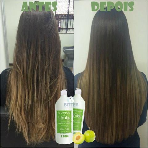 Hidratação Reconstrução Capilar Kit Natubelly Cauterização Umbu shampoo Condicionado - Foto 4