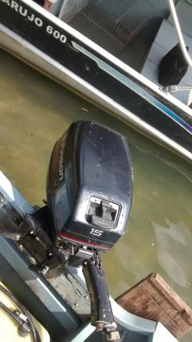 Motor de popa 15hp Johnson ano 94 - Foto 2