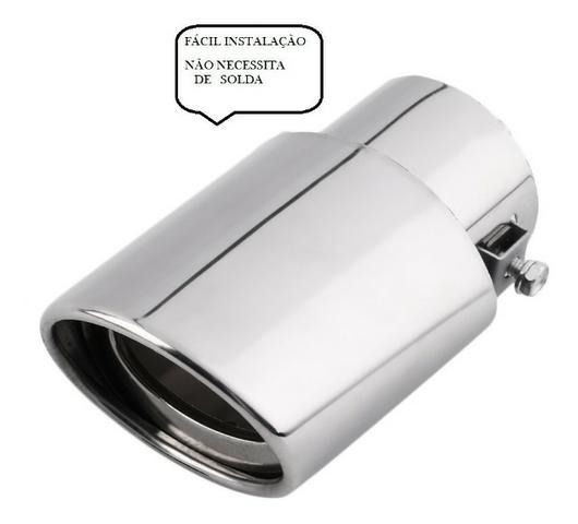 Ponteira Esportiva De Escapamentos com Saídas Retas - Aço inox - Briland - Foto 2