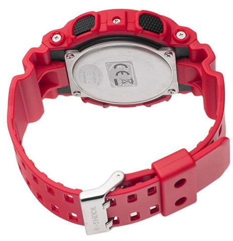 Relógio Casio G-shock Ga-100b-4adr Vermelho<br><br> - Foto 2