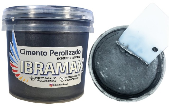 Cimento Queimado Perolizado Cinza Pádua 3 kg mais espátula de Brinde